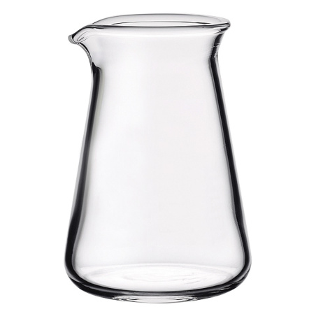 Skleněná kónická mlékovka Hario Conical Pitcher o objemu 50 ml, celkově