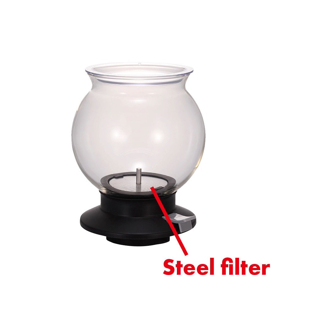 Náhradní nerezový filtr Hario pro Tea Dripper Largo, celkově