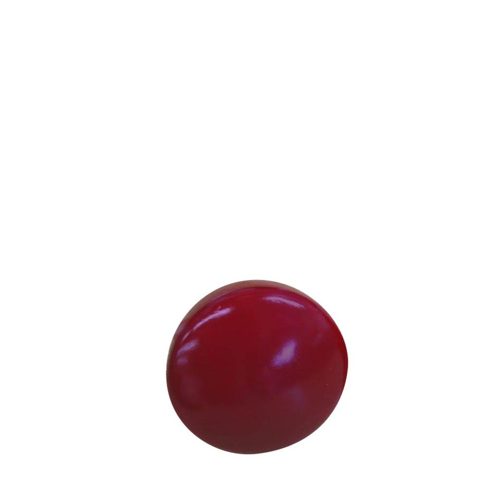 Dřevěný knoflík Comandante ve vínově červené, průměr 44 mm, celkově