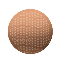 Kovový filtr AeroPress Gold Tone XL, celkový pohled Kovový filtr AeroPress Gold Tone XL, celkový pohled