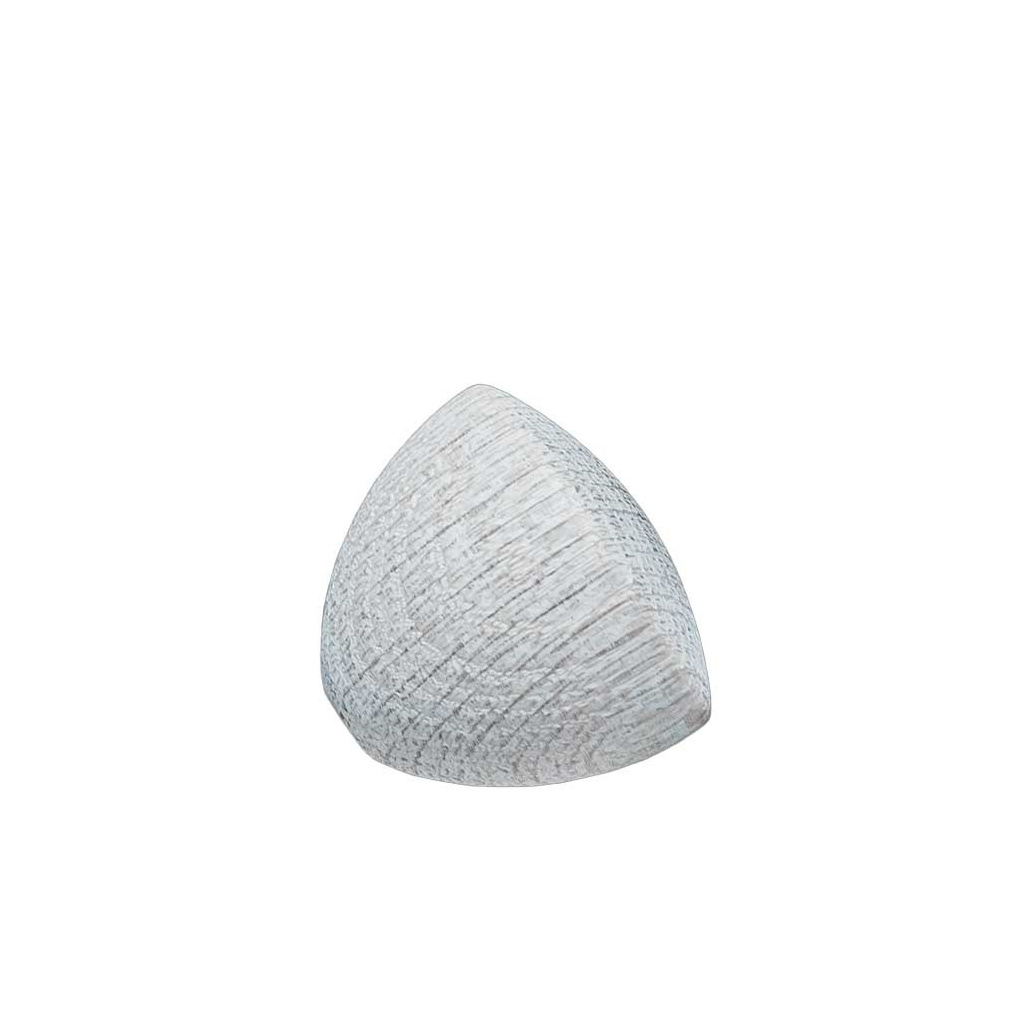 Dřevěná koncovka kličky Comandante C40, bílý dub, průměr 44 mm, celkově