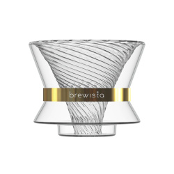 Skleněný dripper Brewista Tornado Duo velikosti 1, celkový pohled