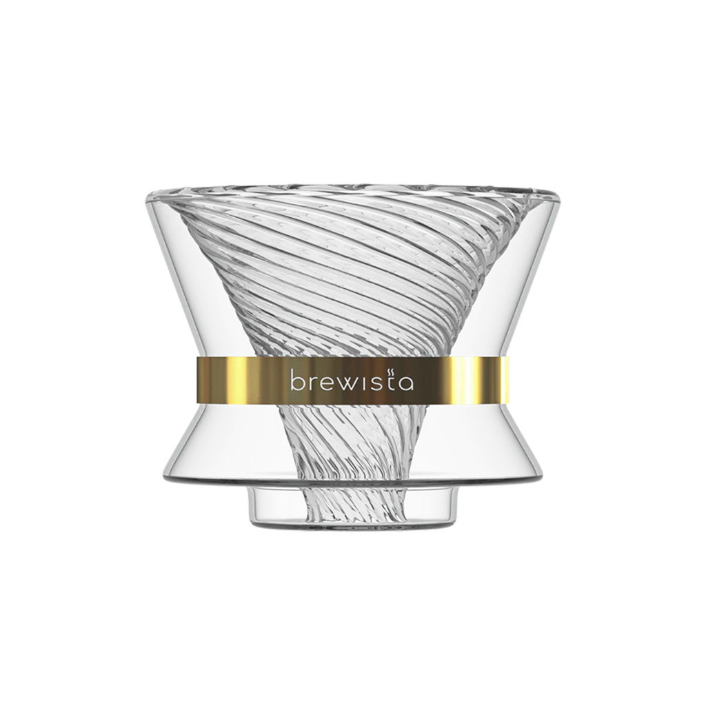 Skleněný dripper Brewista Tornado Duo velikosti 1, celkový pohled