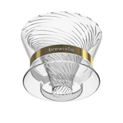 Dripper Brewista Tornado Duo při pohledu shora