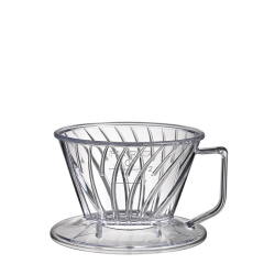 Trapézový dripper Hario Pegasus 01 v čiré variantě, kód PED-01-T, celkově