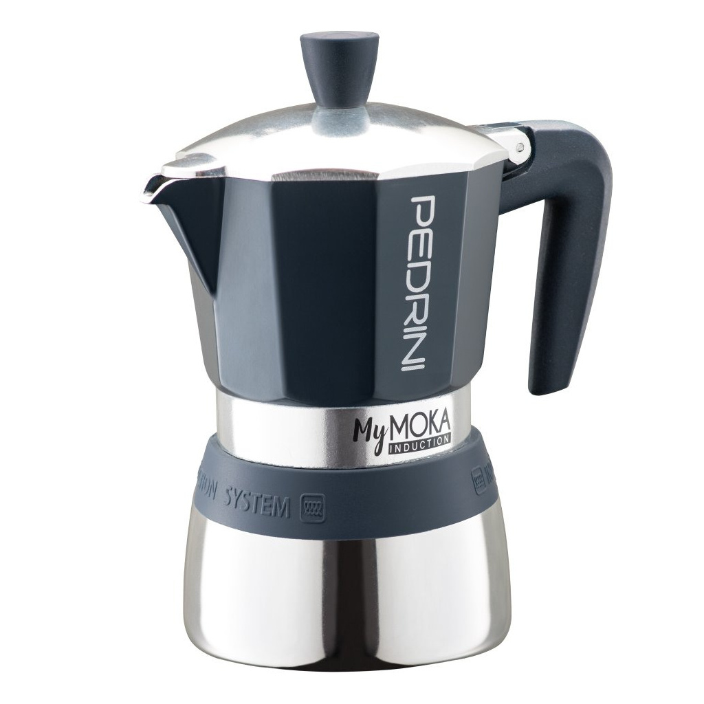 Modrá indukční konvička Pedrini MyMoka Induction na 6 šálků Modrá indukční konvička Pedrini MyMoka Induction na 6 šálků