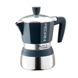 Modrá indukční konvička Pedrini MyMoka Induction na 3 šálky Modrá indukční konvička Pedrini MyMoka Induction na 3 šálky