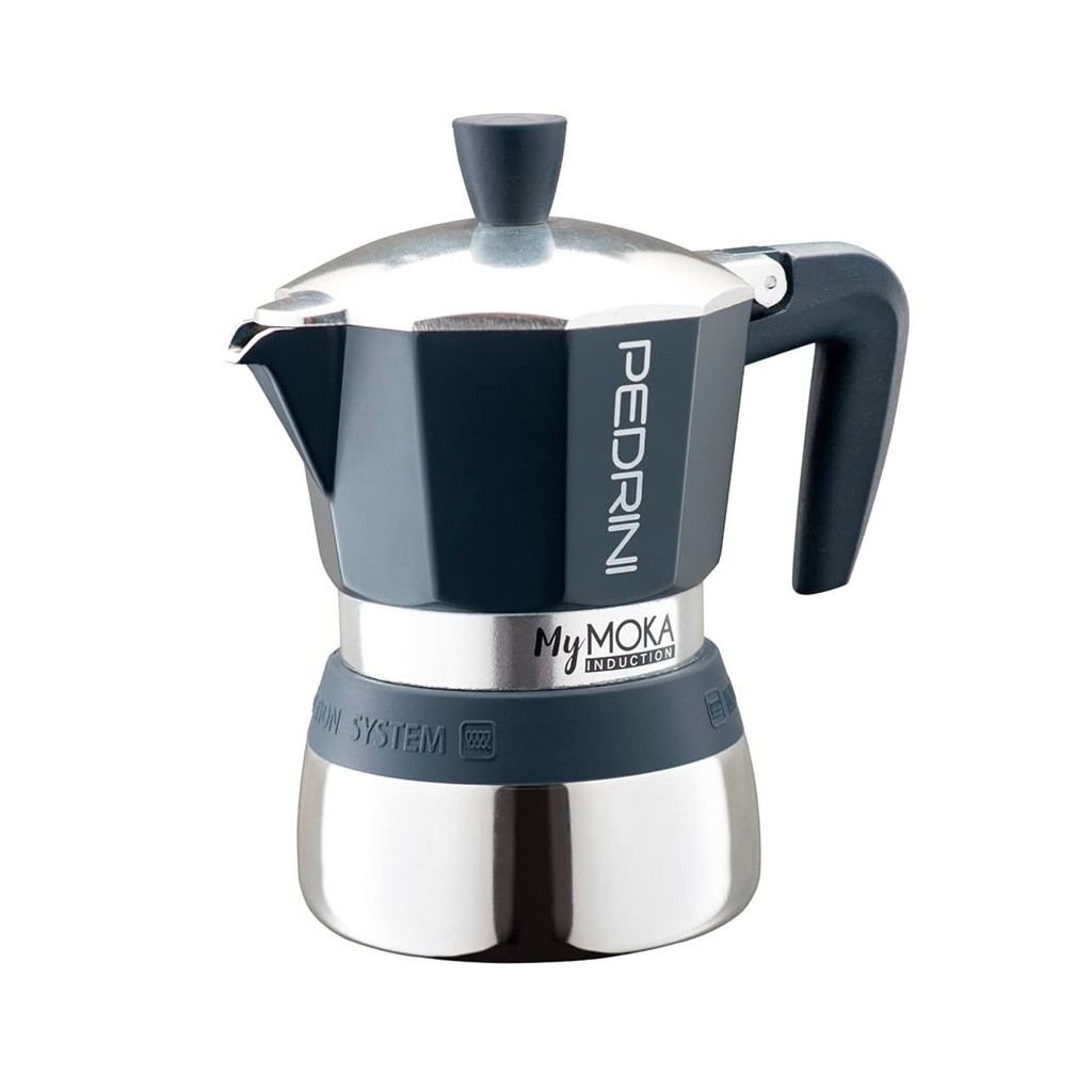 Modrá indukční konvička Pedrini MyMoka Induction na 3 šálky Modrá indukční konvička Pedrini MyMoka Induction na 3 šálky