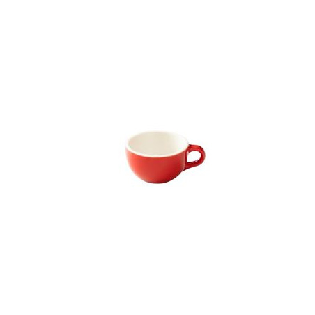 Červený espresso šálek Origami o objemu 90 ml