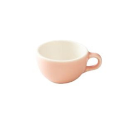 Matně růžový espresso šálek Origami o objemu 90 ml
