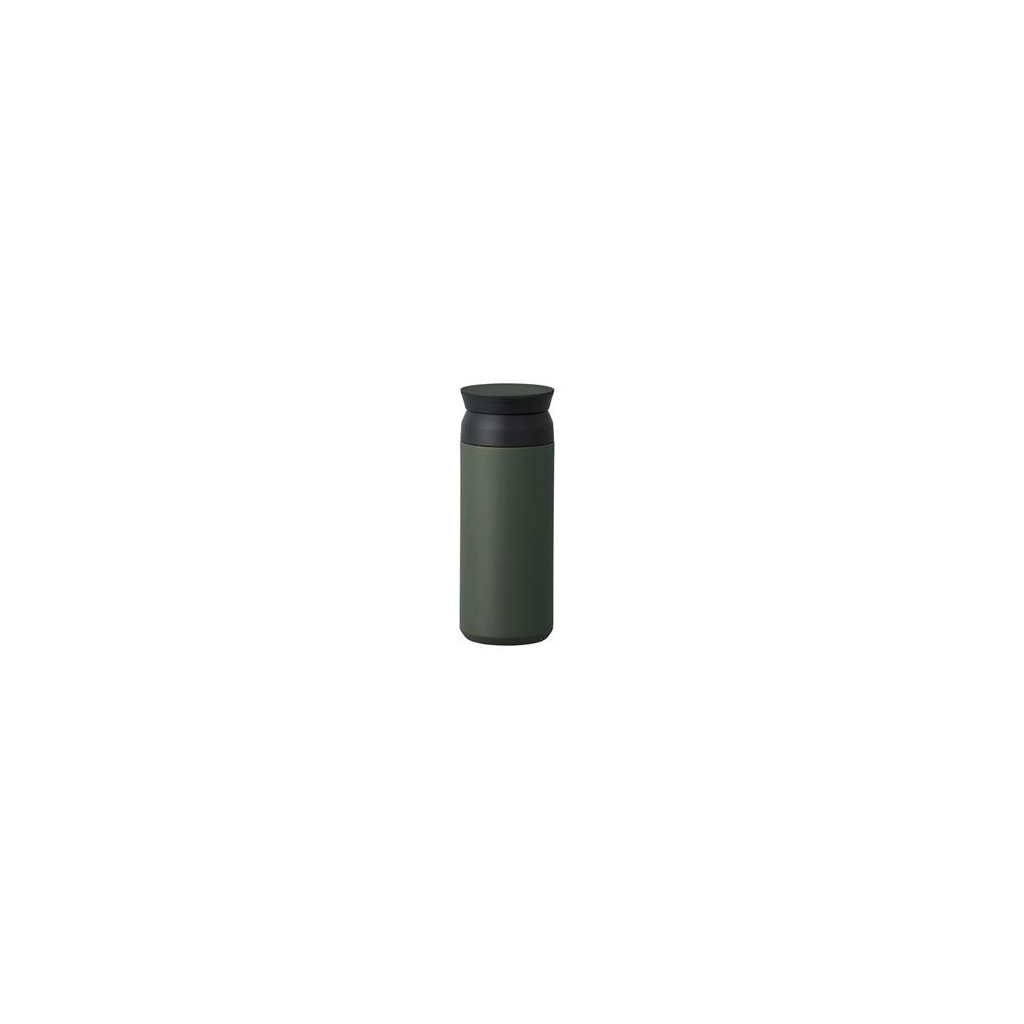 Tmavě zelená cestovní termoska Kinto, objemy 350 a 500 ml