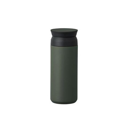 Tmavě zelená cestovní termoska Kinto, objemy 350 a 500 ml