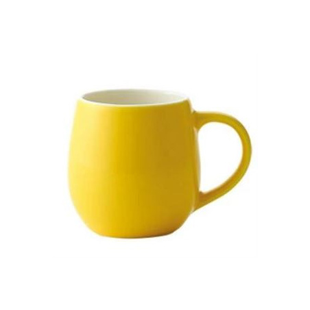 Žlutý hrnek Origami Barrel AromaCup o objemu 210 ml