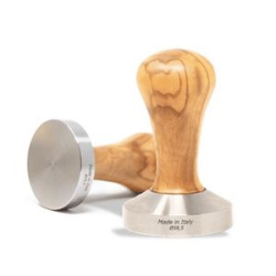 Tamper Motta 58,5 mm s rukojetí z olivového dřeva