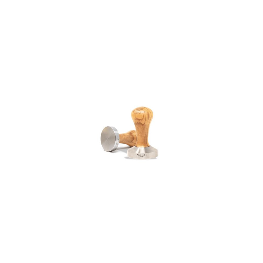 Tamper Motta 58,5 mm s rukojetí z olivového dřeva