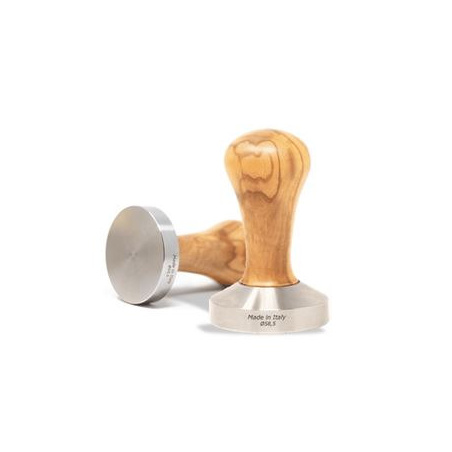 Tamper Motta 58,5 mm s rukojetí z olivového dřeva