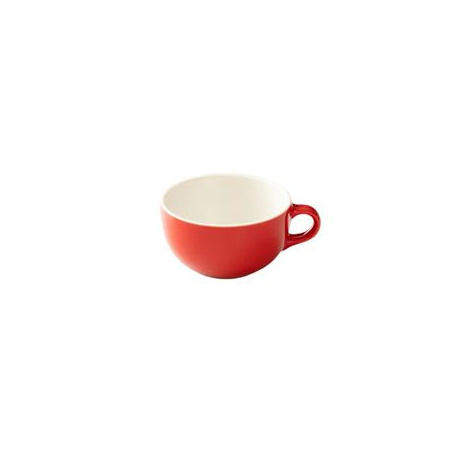 Červený šálek Origami Latte, celkový pohled