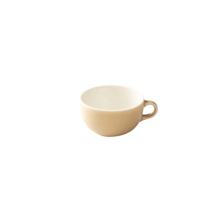 Matně béžový šálek z kolekce Origami Latte, celkový pohled