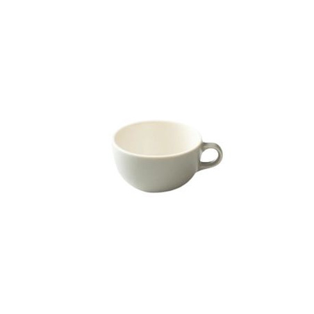 Matně šedý šálek Origami Latte, celkový pohled