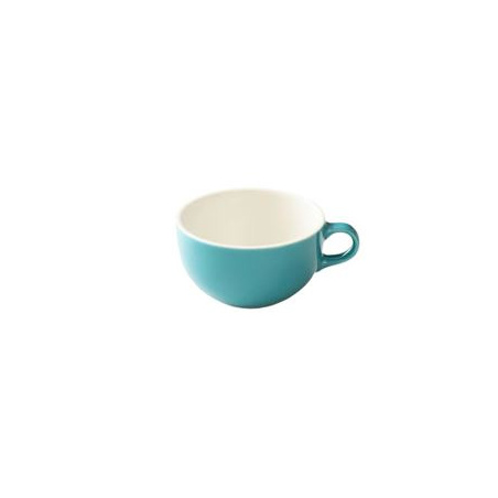 Tyrkysový šálek Origami Latte, celkový pohled