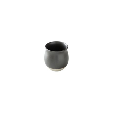 Černo-béžový porcelánový hrnek na kávu Origami Pinot FlavorCup, objem 200 ml