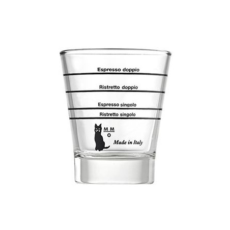 Šest odměrných skleniček Motta na espresso po 60 ml, celkový pohled na sadu