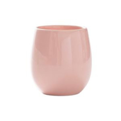Růžový porcelánový hrnek Origami Barrel Flavor Cup, objem 210 ml, celkový pohled