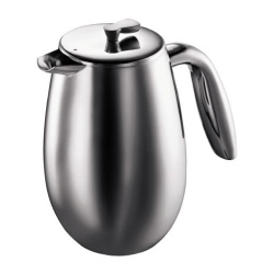 Dvoustěnný french press Bodum COLUMBIA z matného nerezu pro tři šálky