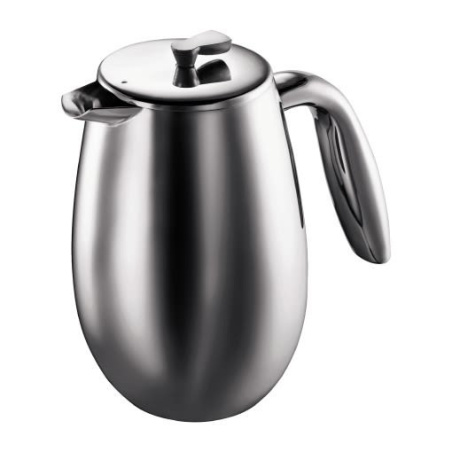 Dvoustěnný french press Bodum COLUMBIA z matného nerezu pro tři šálky