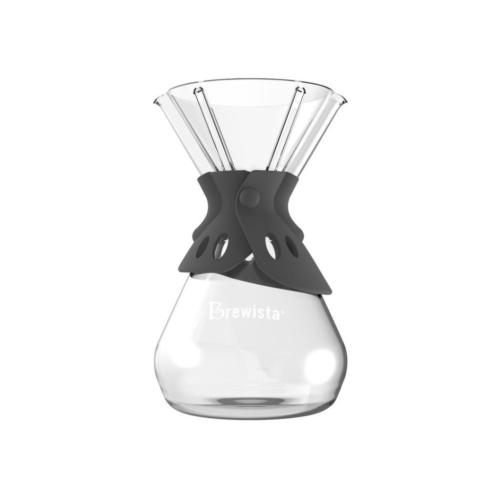 Skleněný dripper Brewista Smart Brew Hourglass o objemu 1 200 ml, celkový pohled