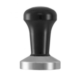 Černý tamper Rhino Coffee Gear s průměrem 58,4 mm, celkový pohled
