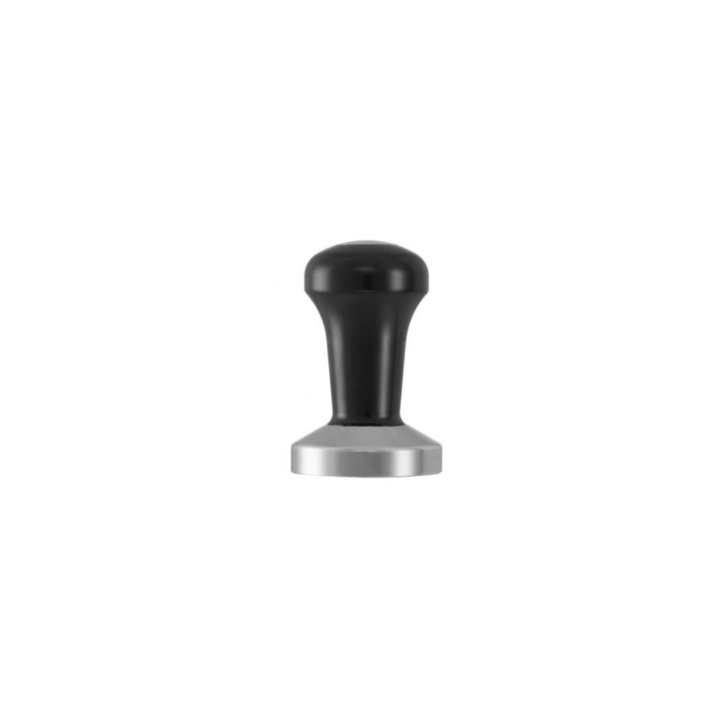 Černý tamper Rhino Coffee Gear s průměrem 58,4 mm, celkový pohled