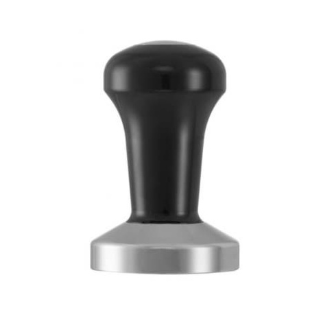 Černý tamper Rhino Coffee Gear s průměrem 58,4 mm, celkový pohled