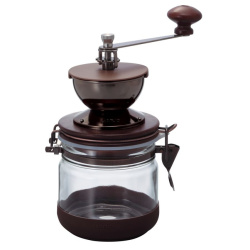 Ruční mlýnek na kávu Hario Canister CMHN-4, celkový pohled