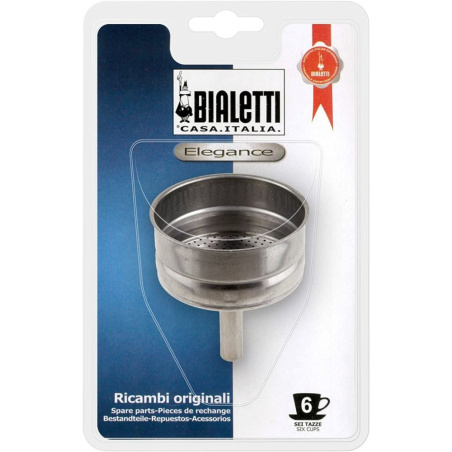 Náhradní trychtýř Bialetti k nerezovým moka konvicím na šest šálků