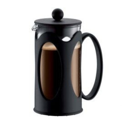 Černý french press Bodum Kenya (10682-01) pro tři šálky, celkový pohled