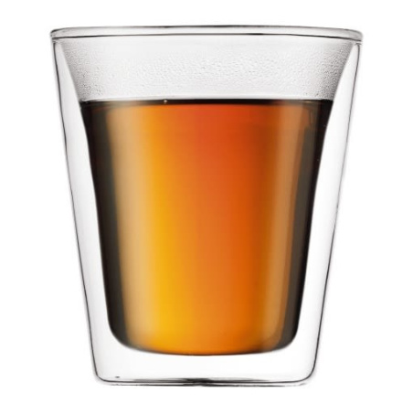 Dvě dvoustěnné sklenice Bodum Canteen (10109-10) po 0,2 l, celkový pohled