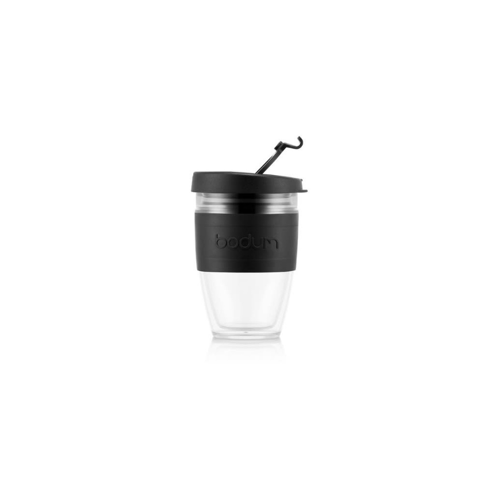 Černý termohrnek Bodum JOYCUP s objemem 250 ml, celkový pohled