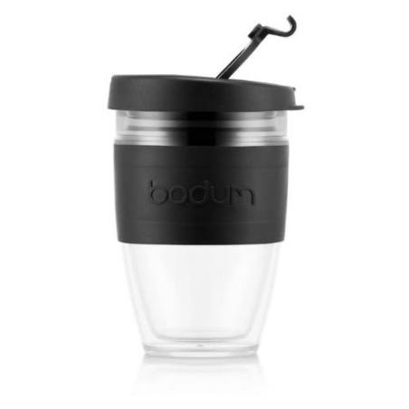 Černý termohrnek Bodum JOYCUP s objemem 250 ml, celkový pohled