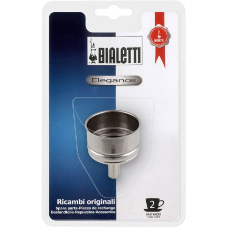 Náhradní trychtýř Bialetti pro nerezové moka konvice na dva šálky