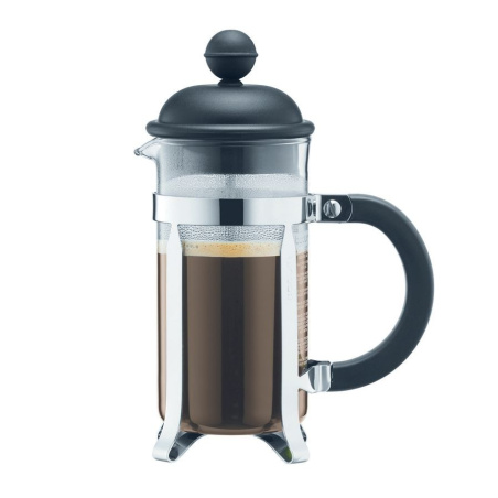 Černý french press Bodum Caffettiera s objemem 350 ml, celkový pohled