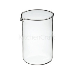 Náhradní skleněná nádobka Kitchen Craft Le'Xpress o objemu 850 ml na šest šálků