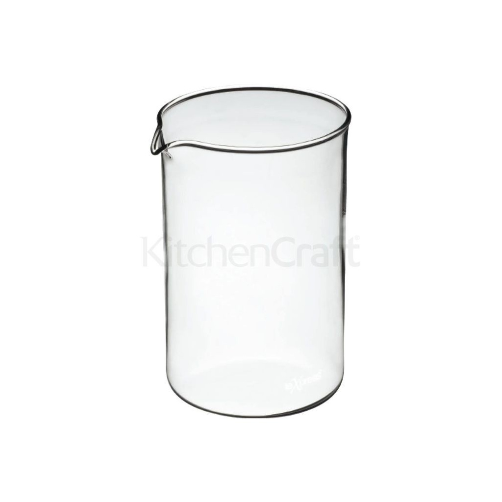 Náhradní skleněná nádobka Kitchen Craft Le'Xpress o objemu 850 ml na šest šálků