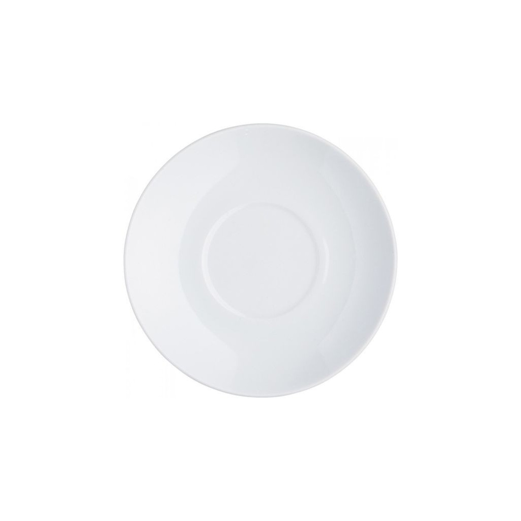 Podšálek k espresso šálku Kitchen Craft Porcelain, celkový pohled Podšálek k espresso šálku Kitchen Craft Porcelain, celkový pohled