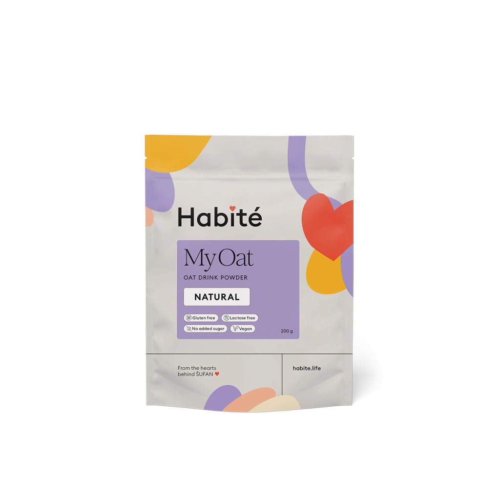 Instantní ovesný nápoj Habité MyOat Natural, balení nápoje Instantní ovesný nápoj Habité MyOat Natural, balení nápoje