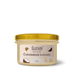 Čokoládová kokoska ŠUFAN, kompletní obal i s etiketou
