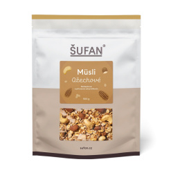 Ořechové müsli ŠUFAN, výrobek v prodejním balení