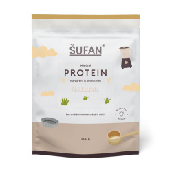 Přírodní mléčný protein ŠUFAN určený k vaření, balení