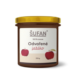 Odvařené jablko ŠUFAN, tradiční povidla ve sklenici