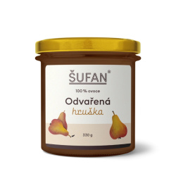 Odvařená hruška ŠUFAN ve sklenici, produkt tak, jak ho dostanete